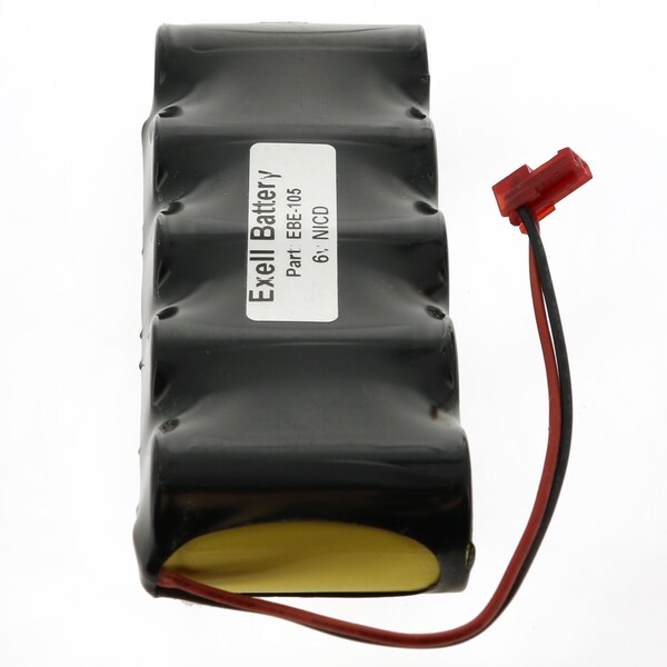 Exell Battery Emergency Lighting Battery for TEIG T26000139, Sure-Lites 026-139 - EBE-105