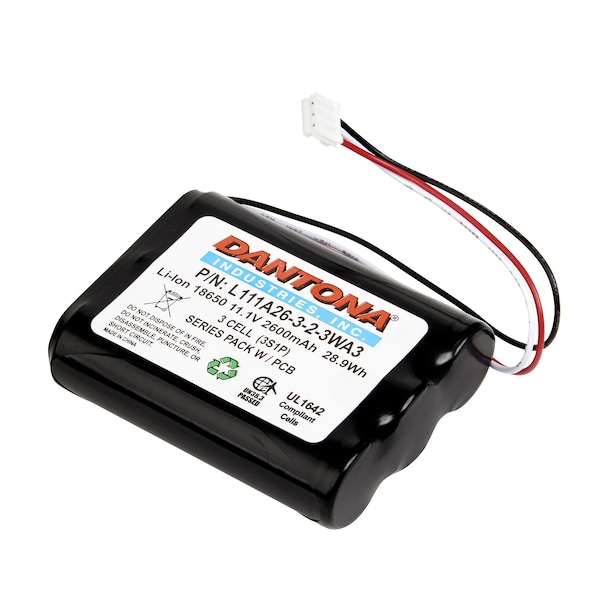 Dantona Battery, L111A26-3-2-3WA3 - L111A26-3-2-3WA3