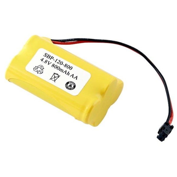 Dantona Dantona SBP-120 4.8V & 600 mAh Two Way Radio Battery for Shack - 23-9063 - SBP-120