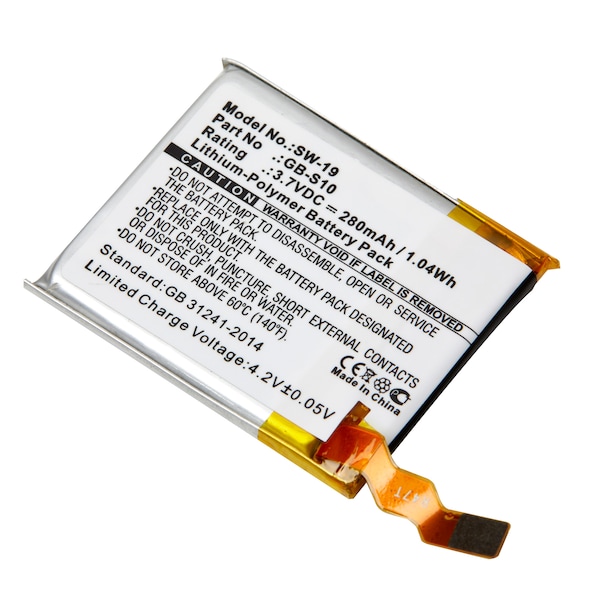 Ultralast Watch Battery, Sony SmartWatch 3, SWR50, GB-S10, GB-S10-353235-0100 - SW-19