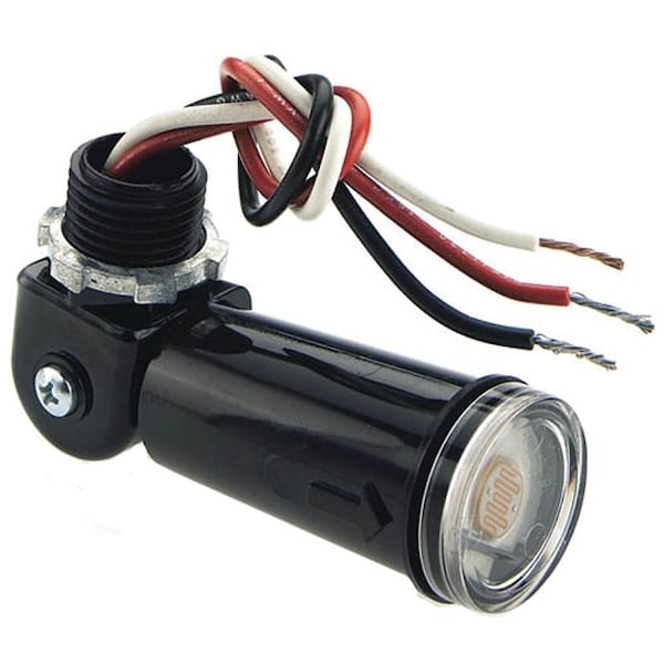 Control de luz con ojo giratorio Westek, 15 A, 120 V, 1800 W, Negro - SW103CTC-4