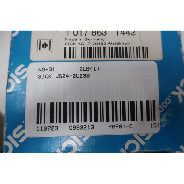 SENSOR FOTOELÉCTRICO 24-240V-AC 12-240V-DC - WS24-2U230