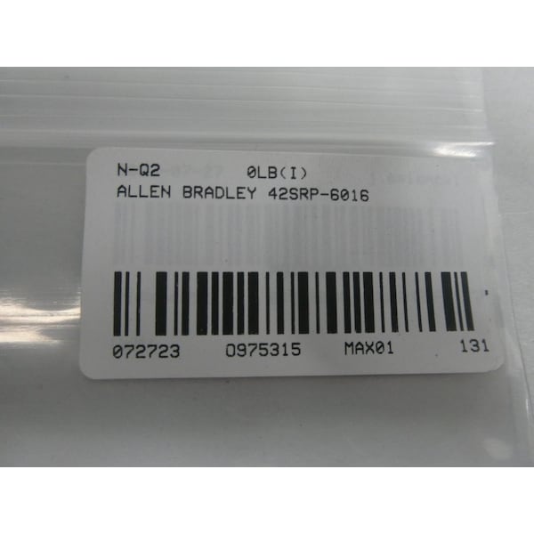 Allen Bradley PHOTOSWITCH DIFUSO ÁNGULO AMPLIO CONTROL 20-264V-CA 20-264V-CD SENSOR FOTOELÉCTRICO - 42SRP-6016
