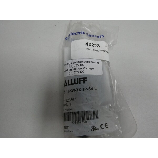 Sensor fotoeléctrico de Balluff - BLS 18KW-XX-1P-S4-L