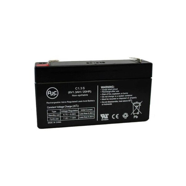 Battery Clerk AJC GE Simon III 6V 1.3Ah Alarm Battery - GE-SIMON III