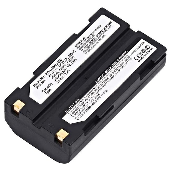 Ultralast Ultralast PDA-204LI-HC 7.4V & 2600 mAh Replacement Lithium-Ion Battery for Trimble5800Survey - PDA-204LI-HC