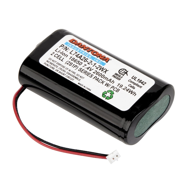 Dantona Battery, L74A26-2-1-2WX - L74A26-2-1-2WX
