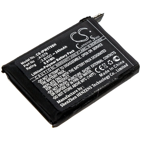 Bsc Preferred Apple iWach 1 42mm Watch 1st Gen 42mm Smart Watch Replacement Battery - CS-IPW579SH