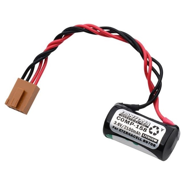 Dantona Dantona COMP-158 3.6V & 2100 mAh Lithium Replacement PLC Battery for Eternacell - B9670B - COMP-158