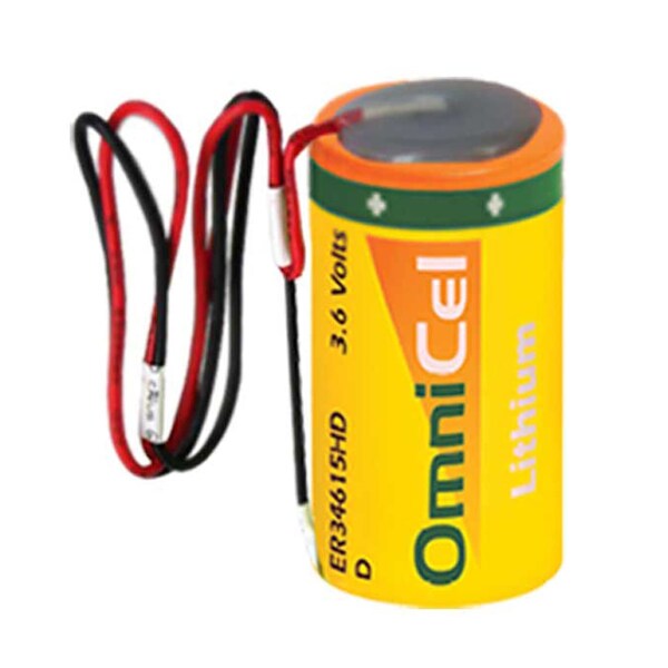Omnicel ER34615HD/W LithiumThionyl Chloride Battery Wire Leads RFID - ER34615HD/W