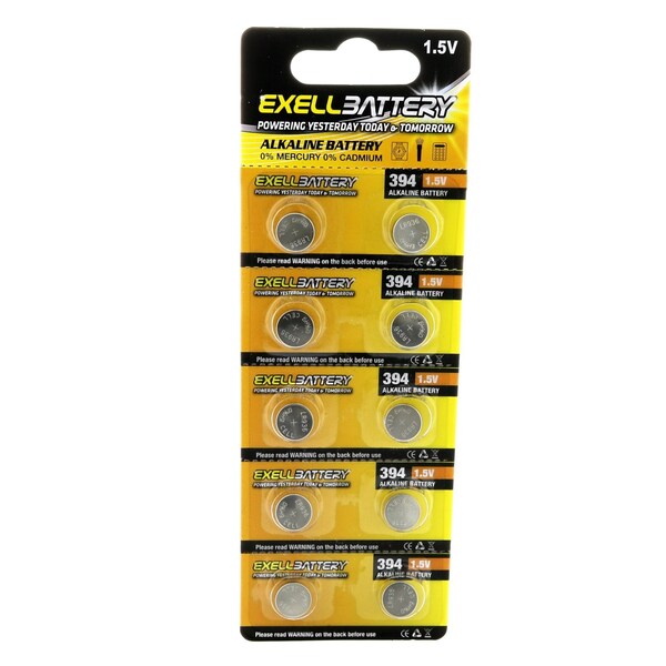 Exell Battery 41pc Alkaline Batteries Kit Includes A28PX 23A L736 L621 L936 and Watch Opener - EB-KIT-104