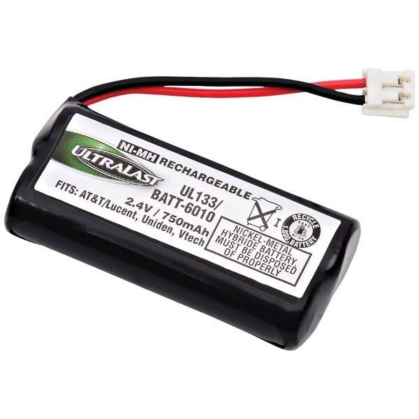 Ultralast Replacement Battery for Amplicom PowerTel 500 Cordless Phone - BATT-6010