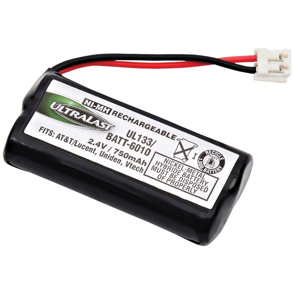 Ultralast Replacement Battery for Amplicom PowerTel 500 Cordless Phone - BATT-6010