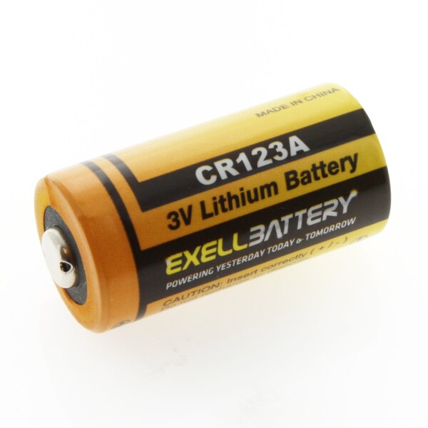 Exell Battery Exell Replaces DL123A, EL123AP, SF123A - EB-CR123A
