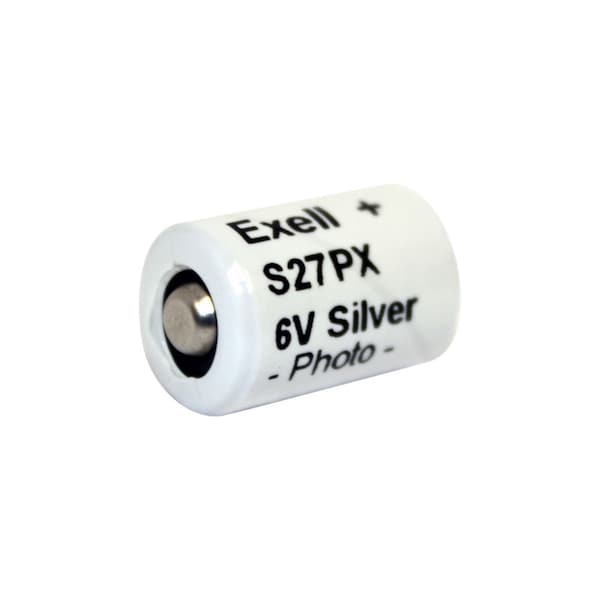 Exell Battery S27PX  6V Silver Oxide Battery EPX27 V27PX 4NR43 KX27 HS3C - S27PX