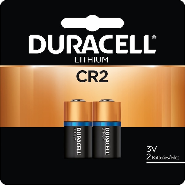 Duracell Duracell ULTRA Battery - For Camera, Flashlight, Computer, Memory Backup - CR2 - 3 V DC - 2-/ Pack - DLCR2B2PK