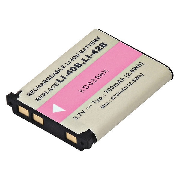 Ultralast Dantona Battery - For Camera/Camcorder - Battery Rechargeable - 700 mAh - 3.7 V DC - 1-/ Pack - CAM-LI42B
