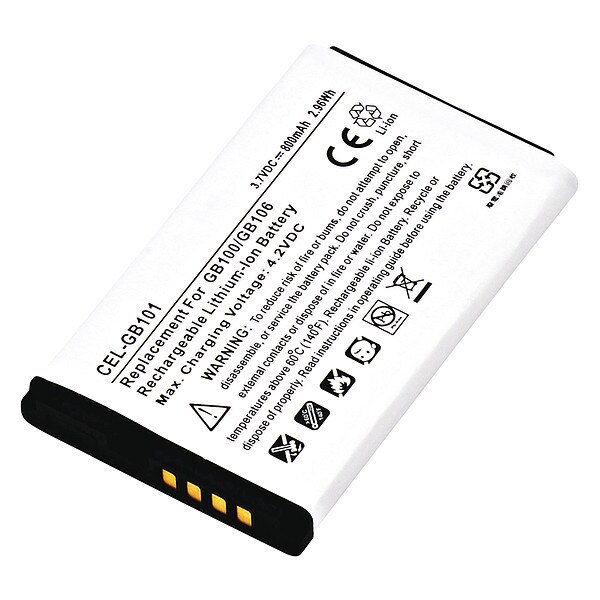 Ultralast Dantona Battery - For Cell Phone - Battery Rechargeable - 800 mAh - 3.7 V DC - 1-/ Pack - CEL-GB101