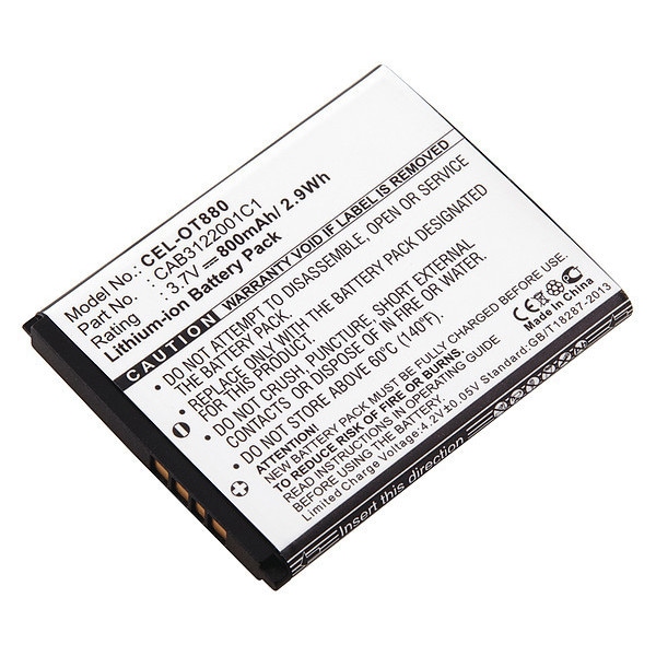 Ultralast Battery 3.7 Volt Lithium Ion Ultralast Cellular Phone/Smart Phone Battery - CEL-OT880