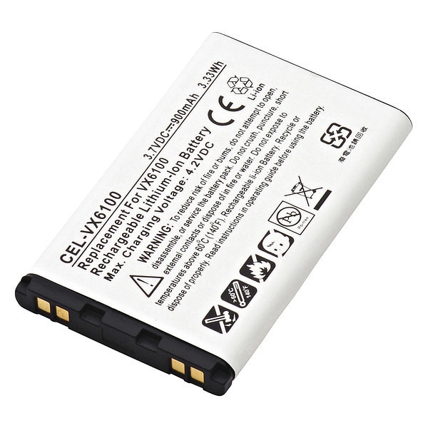 Ultralast Battery 3.7 Volt Lithium Ion Ultralast Cellular Phone/Smart Phone Battery - CEL-VX6100