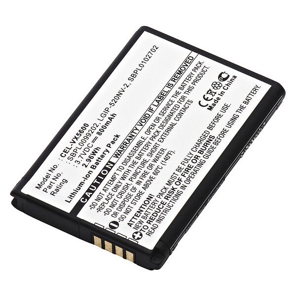 Ultralast Battery 3.7 Volt Lithium Ion Ultralast Cellular Phone/Smart Phone Battery - CEL-VX5600