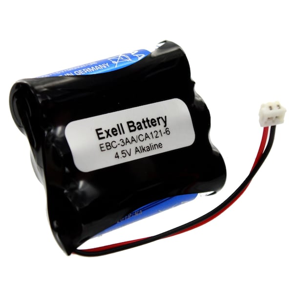 Exell Battery Exell Door Lock Battery Fits VingCard Type 3 LCU Classic Mag - EBC-3AA/CA121-6