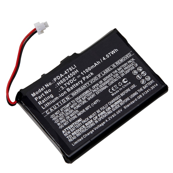 Ultralast GPS Battery - SureShotGPS C2796, Micro V3, H603450H - PDA-478LI
