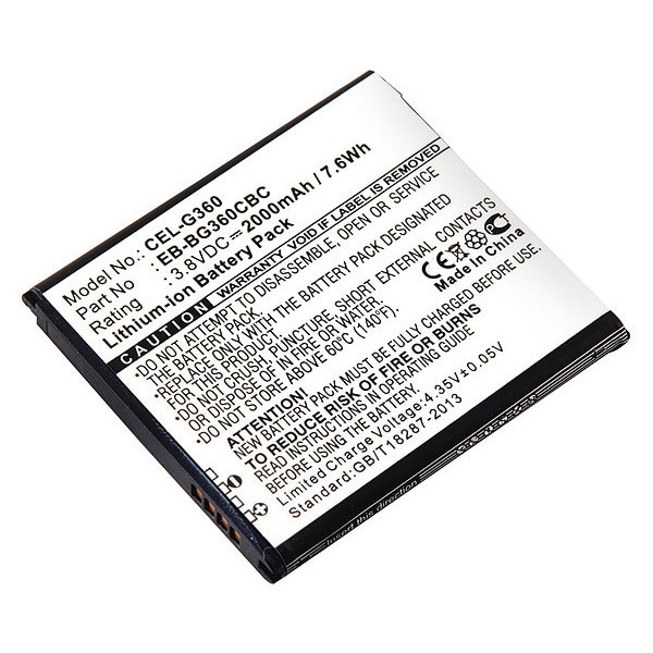 Ultralast Battery 3.8 Volt Lithium Ion Ultralast Cellular Phone/Smart Phone Battery - CEL-G360