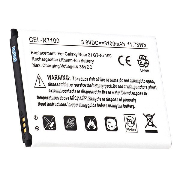 Ultralast Dantona Battery - For Cell Phone - Battery Rechargeable - 3100 mAh - 3.8 V DC - 1-/ Pack - CEL-N7100