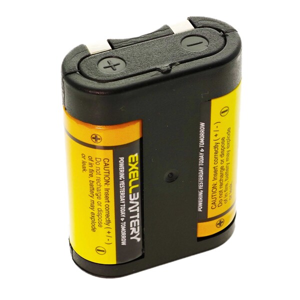 Exell Battery 6V 1700mAh 2CR5 Photo Lithium Battery Replaces 2CR5 DL245 EL2CR5 2CR5M - EB-2CR5