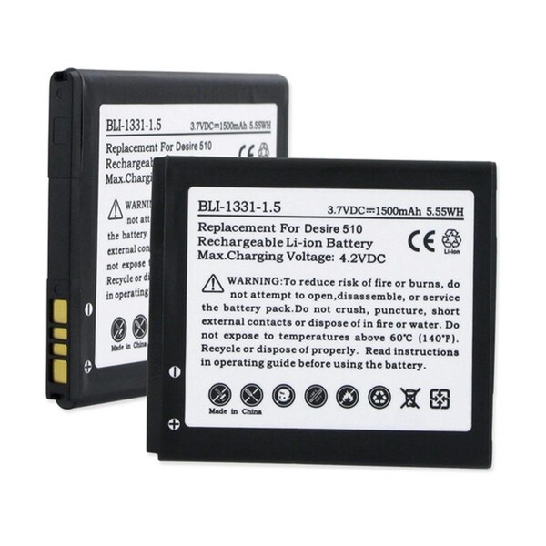 Virtual Htc Desire 510 Cellphone Replacement Battery - Black - 1500mAh - 3.7V - VI3511331