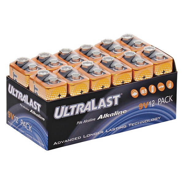 Ultralast Dantona UL129VB General Purpsoe Battery - For Multipurpose - 9V - 9 V DC - 12 - UL129VB