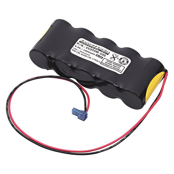 Dantona Battery 6 Volt Nickel Cadmium Dantona Emergency Lighting Battery - CUSTOM-105