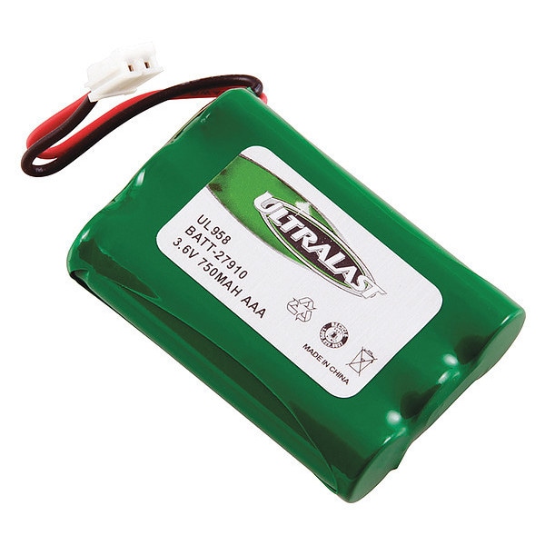 Ultralast NABC UL-958 UltraLast Nickel Metal Hydride Cordless Phone Battery - Nickel-Metal Hydride - 3.6V DC - UL958