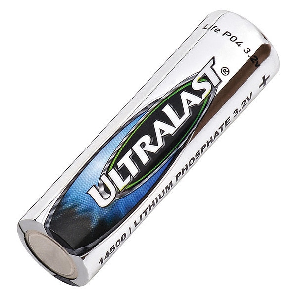 Dantona Battery 3.2 Volt Lithium, Lithium Iron Phosphate (LiFeP04) Dantona Solar Lighting Battery - LIFEO4-14505