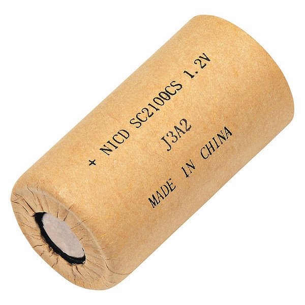 Dantona Battery 1.2 Volt Nickel Cadmium Dantona Single Cell Battery - SC-2100CS