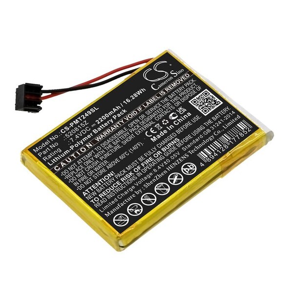 Bsc Preferred Pentair 4249A IntelliTouch MobileTouch II Alarm Replacement Battery - CS-PMT249SL