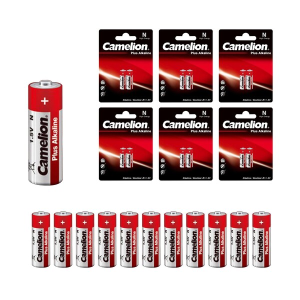 Camelion N LR1 1.5V Alkaline Specialty Battery 12PK - LR1-BP2-6