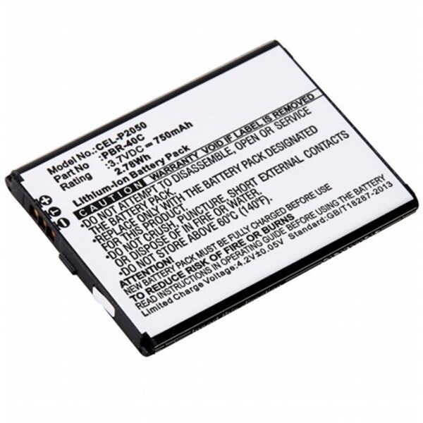 Dantona Dantona Industries CEL-P2050 Replacement Cell Phone Battery for Pantech PBR-40C - CEL-P2050