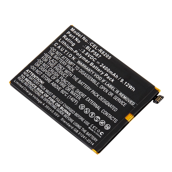 Ultralast Cell Phone Battery - Oppo R1C, R8200, R8205, R8207, BLP587 - CEL-R8205