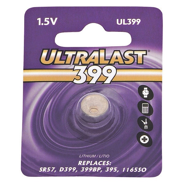 Ultralast Battery 1.55 Volt Silver Oxide Ultralast Watch Battery - UL399