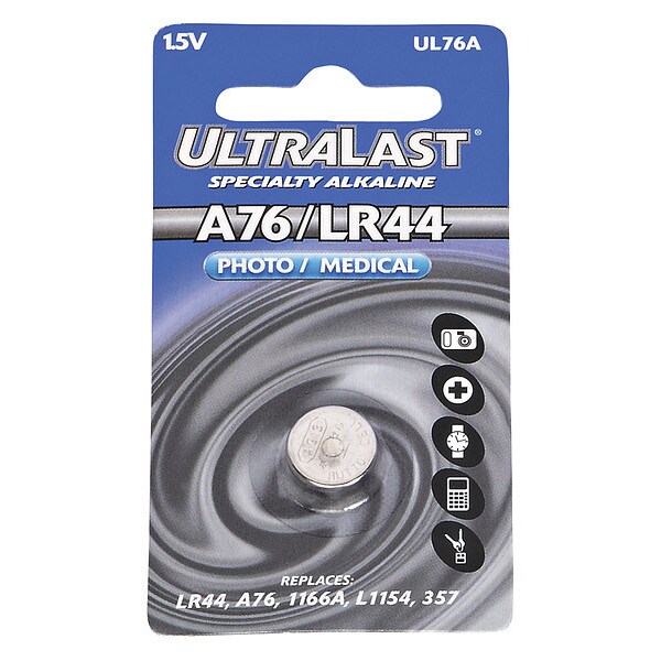 Ultralast NABC UltraLast UL76A Alkaline Camera Battery - Proprietary - Alkaline - 1.5V DC - UL76A