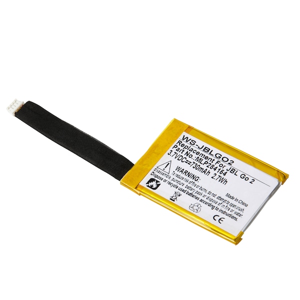 Ultralast Wireless Speaker Battery, JBL GO 2, JBL Go 2H JBL MLP284154 - WS-JBLG02