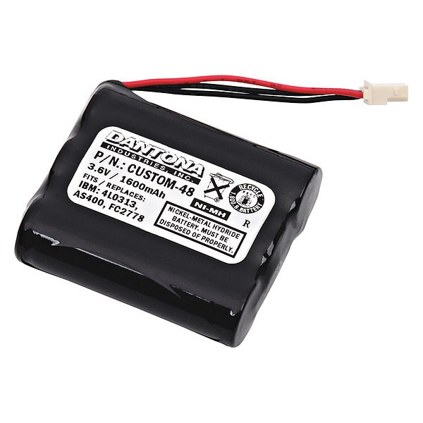 Dantona Battery 3.6 Volt Nickel Metal Hydride Dantona Emergency Lighting Battery - CUSTOM-48