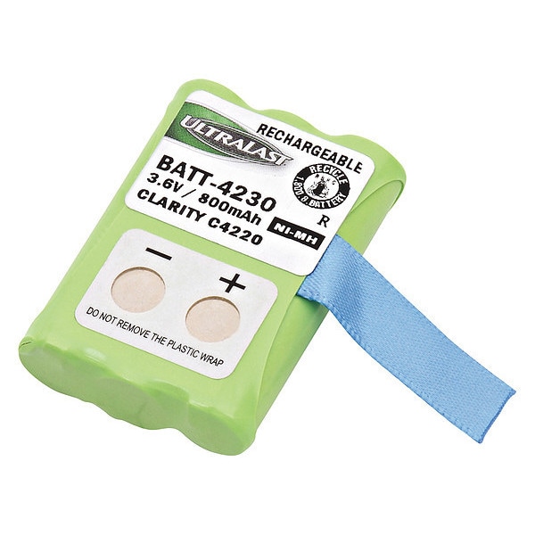 Ultralast Battery 3.6 Volt Nickel Metal Hydride Ultralast Cordless Phone Battery - BATT-4230