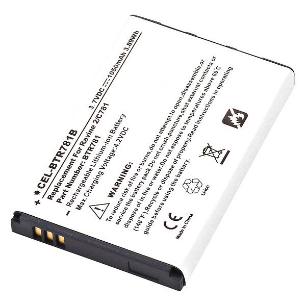 Ultralast Battery 3.7 Volt Lithium Ion Ultralast Cellular Phone/Smart Phone Battery - CEL-BTR781B