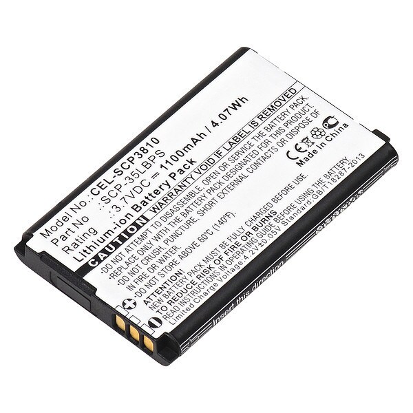 Ultralast Battery 3.7 Volt Lithium Ion Ultralast Cellular Phone/Smart Phone Battery - CEL-SCP3810