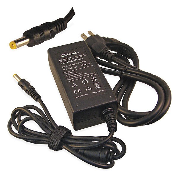 Denaq DENAQ 12V 3A 4.8mm-1.7mm AC Adapter for ASUS EEE PC Series Laptops - 36 W - 12 V DC Output - 3 A - DQ-ADP36EH-4817