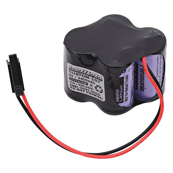 Dantona Dantona Battery - 2/3A - 2900 mAh - 6 V DC - 1-/ Pack - CUSTOM-107