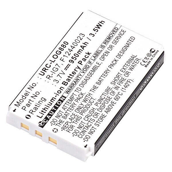 Ultralast Battery 3.7 Volt Lithium Ion Ultralast Universal Remote Control Battery - URC-LOG880